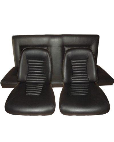 MATRA 530 LX rivestimento completo dei sedili anteriori e posteriori in similpelle nera