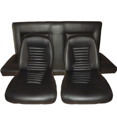 MATRA 530 LX black leatherette front and rear full seat trim