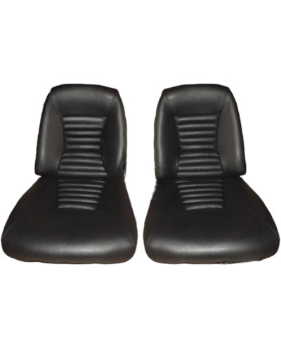 Garnitures sièges complets avant & arrière simili noir Matra 530 LX Installation facile