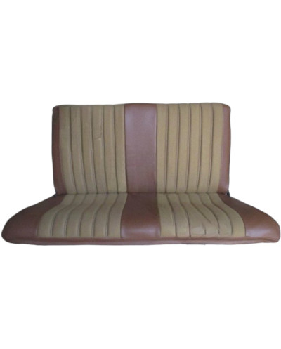 Garnitures de sièges velours beige/simili marron Peugeot 104 ZL Facile a installer