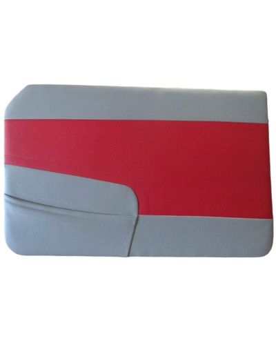 4 Imitation Two-Tone Door Panels Red/Grey Peugeot 403 Sedan High Quality Fabric