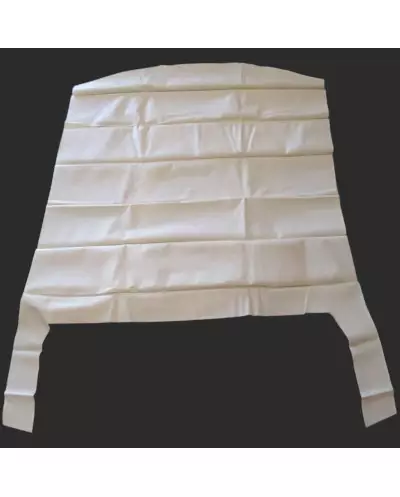 Ciel de toit tissu blanc cassé pointe de diamant Peugeot 404 coupé