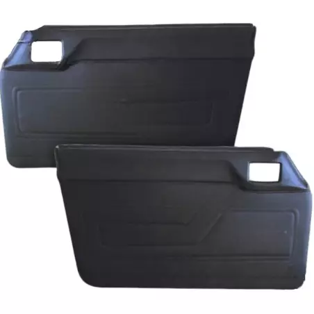 2 panneaux de portes échange standard en simili noir Peugeot 504 pickup