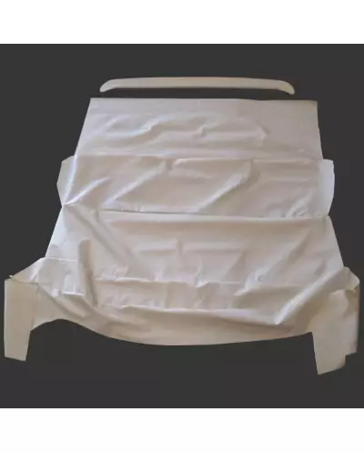 Hemelbekleding met gebroken witte diamantpunt Renault dauphine