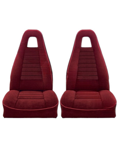 Full seat upholstery R5 red fabric ALPINE PHASE 1
