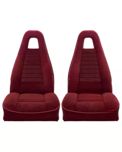 Full seat upholstery R5 red fabric ALPINE PHASE 1