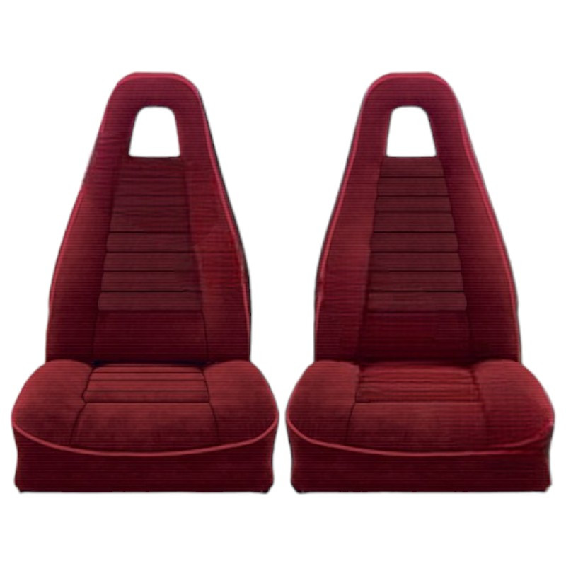 Garnitures de sièges complet tissu rouge R5 ALPINE PHASE 1
