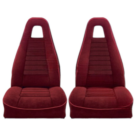 Garnitures de sièges complete tissu rouge R5 ALPINE PHASE 1