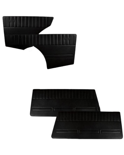 4 paneles de puertas de imitación negro Renault 5 y R5 Alpine fase 1