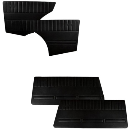 4 paneles de puertas de imitación negro Renault 5 y R5 Alpine fase 1