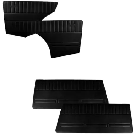 4 Renault 5 & R5 Alpine phase 1 black imitation door panels (ルノー 5 & R5 アルピーヌ フェーズ 1 ブラック イミテーション ドア パネル)