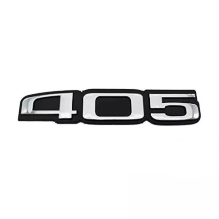 Logo del bagagliaio cromato 405 per Peugeot 405 fase 2