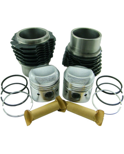 Ensemble Chemises Pistons Citroën 2CV 435CC  - AZL - AZU - Dyane - AYA 2 Mot: A79/1 de 1968 a 1975.