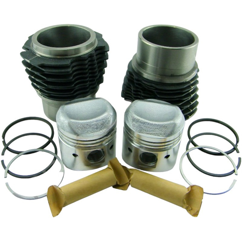 Ensemble Chemises Pistons Citroën 2CV 435CC  - AZL - AZU - Dyane - AYA 2 Mot: A79/1 de 1968 a 1975.