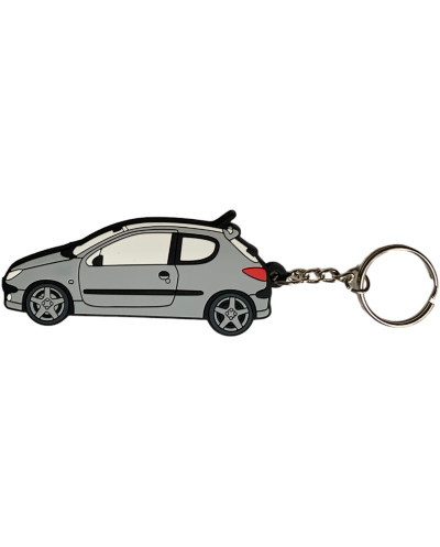 Porte clé Peugeot 206 RC de haute qualité