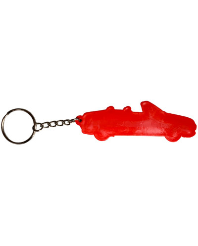 High quality red cabriolet Peugeot 306 key ring