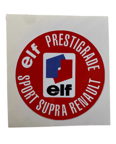 Renault Elf Prestigrade Sport Supra Oil Cap Stickers R4 to R16 Wear Resistant
