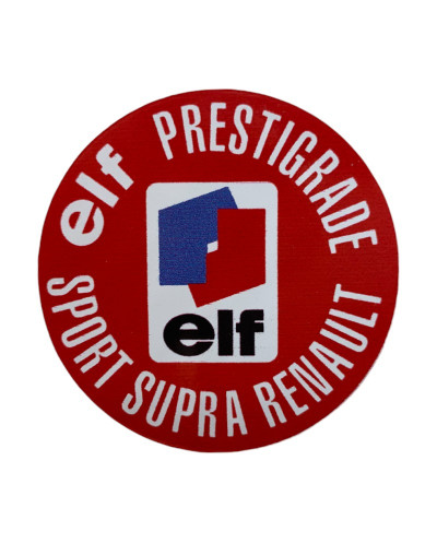 Renault Elf Prestigrade Sport Supra Oil Cap Stickers R4, R6, R8, R12, R14, R15, R16
