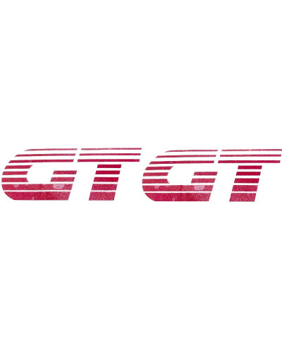 GT stickers for Peugeot 205 GT Red Original front fenders with high quality