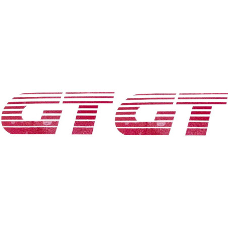 Stickers GT pour ailes avant Peugeot 205 GT Rouge