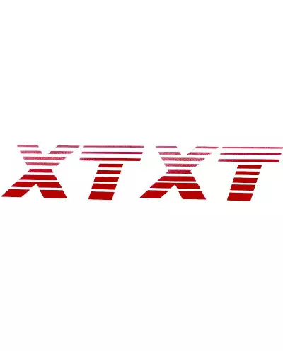 フロントウィングプジョー205XT用のXTステッカー