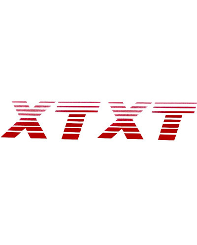 XT stickers for Peugeot 205 XT front fender Red Wear resistant