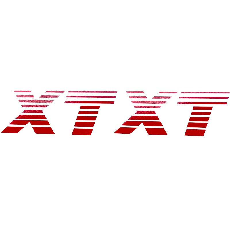 XT stickers for Peugeot 205 XT front fender Red Wear resistant