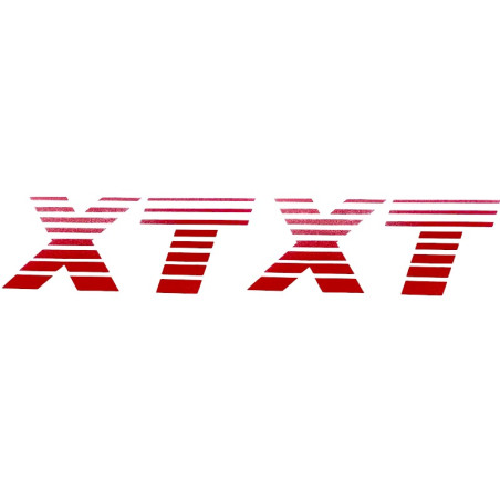 Stickers XT pour aile avant Peugeot 205 XT Rouge