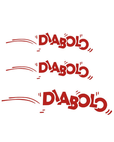 Peugeot 205 Diabolo-stickers