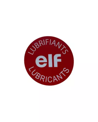 ELF Prestigrade sticker voor Renault 5 GT Turbo oliedop: