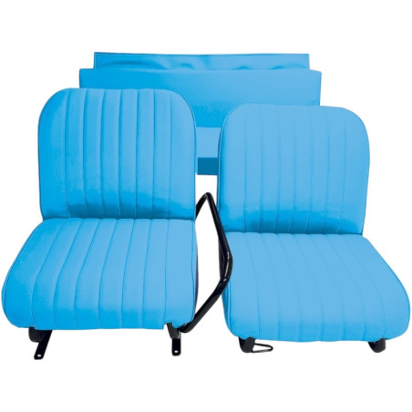 2 asientos delanteros + asiento trasero azul claro Citroën Méhari