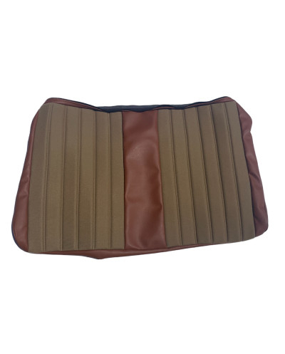 Garnitures de sièges velours beige/simili marron Peugeot 104 ZL Anti déchirure