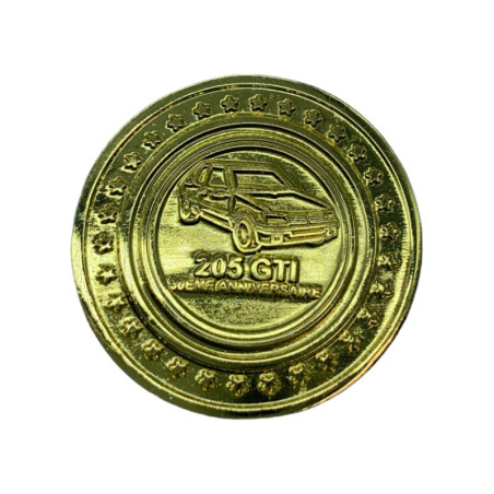 30th Anniversary Coin Peugeot 205 GTI 1984 to 1993