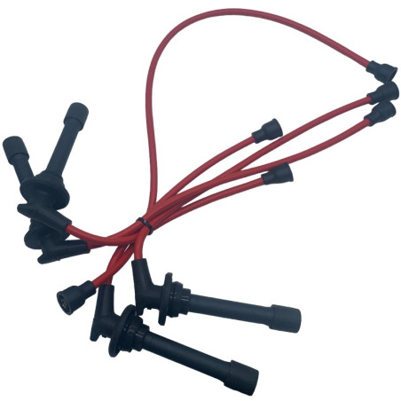 Red Spark Harness Spark Plug Cables for Renault 5 Alpine Turbo