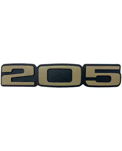 Peugeot 205 Indiana Special 205 Logo UV Protection