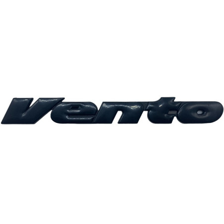 Black "Vento" logo for Volkswagen Vento