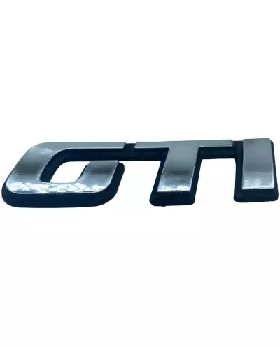 Chrome GTI logo for Peugeot 306