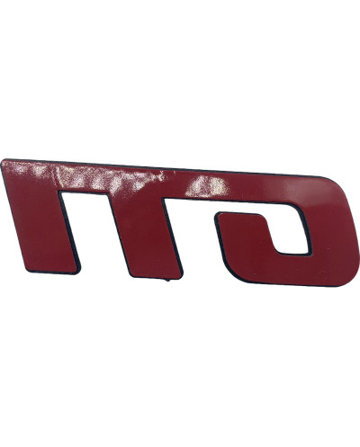 Logo GTI chrome pour Peugeot 306