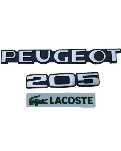 Logo Peugeot 205 Lacoste