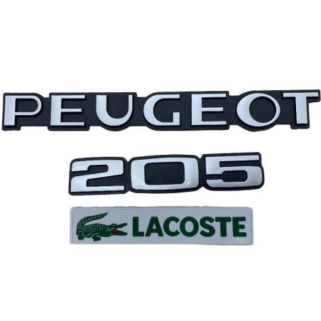 Logo Peugeot 205 Lacoste