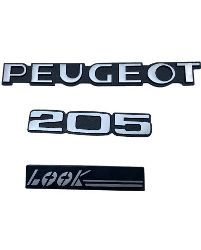 Grijs Peugeot 205 LOOK-logo