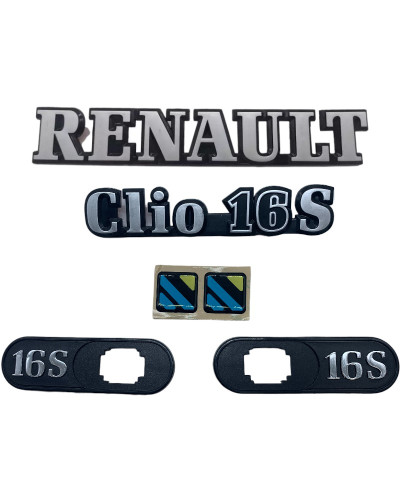 Kit completo do logotipo Renault Clio 16S