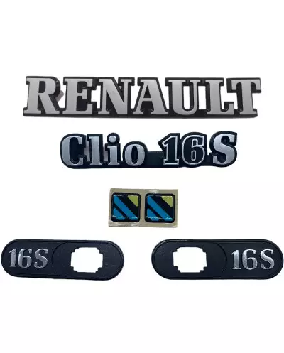 Kit completo logo Renault Clio 16S