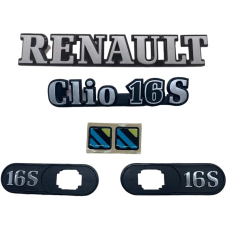 Kit completo do logotipo Renault Clio 16S