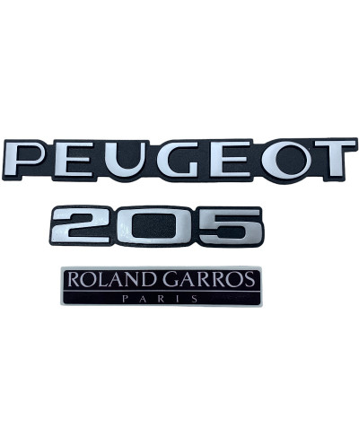 Logotipos de Peugeot 205 Roland Garros París