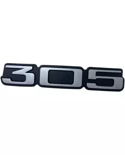 Logo Peugeot 305 grigio