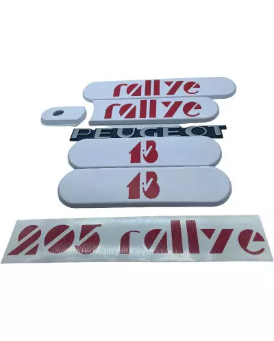 Custodes Peugeot 205 Rallye kit complet Plastique ABS de haute qualité