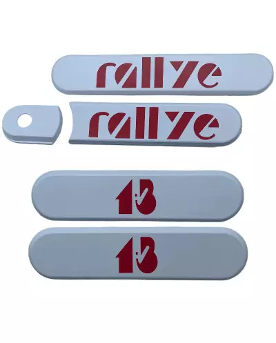 KIT of 5 white Peugeot 205 Rallye 1.3 quarter lights