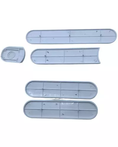 Kit of 5 white quarter panels Peugeot 205 Rallye 1.3