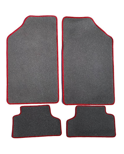 Tapis De Sol Rouge Pour Peugeot 205 GTI Anti Dérapant